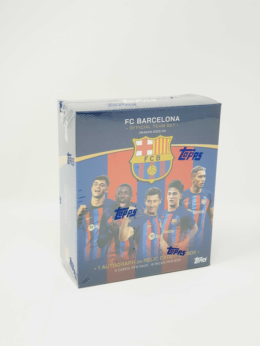 2022-23 Topps FC Barcelona Team Set Soccer - Hobby Box - BOX