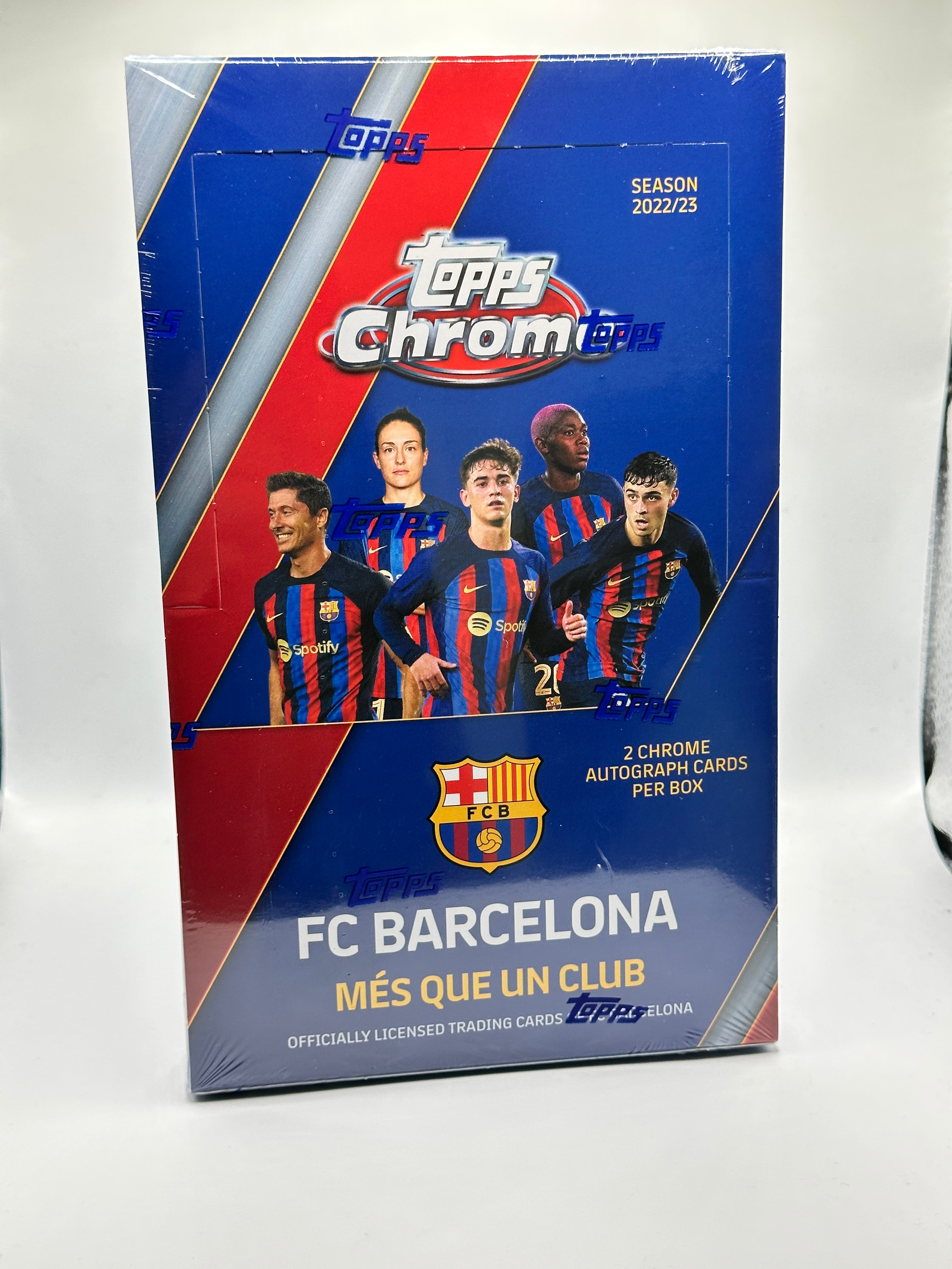 TOPPS CHROME FC BARCELONA 新品未開封ボックス！ - トレーディングカード